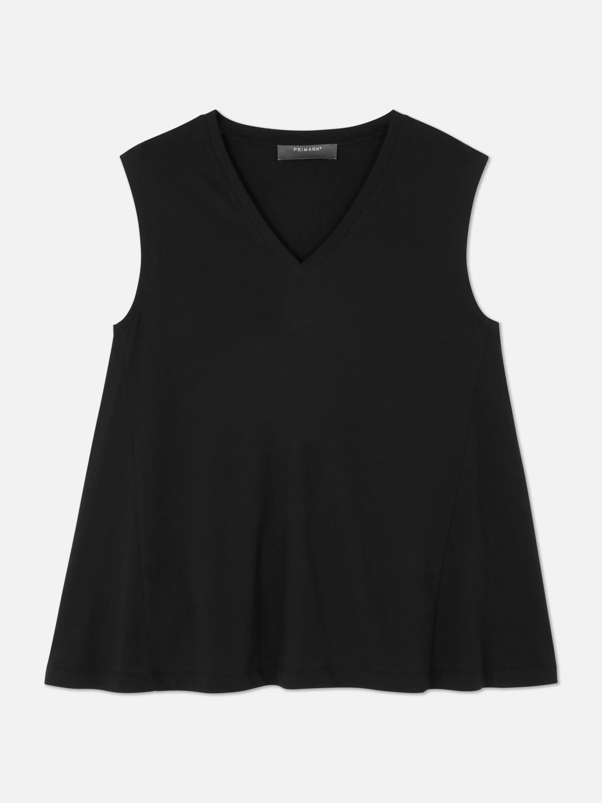 Mujer Primark Tops Y Camisetas|Camiseta Con Cuello De Pico Sin Mangas