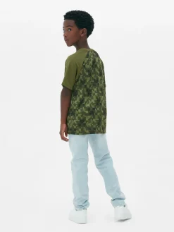 Niños Primark Tops Y Camisetas|Camiseta Con El Logotipo De Minecraft