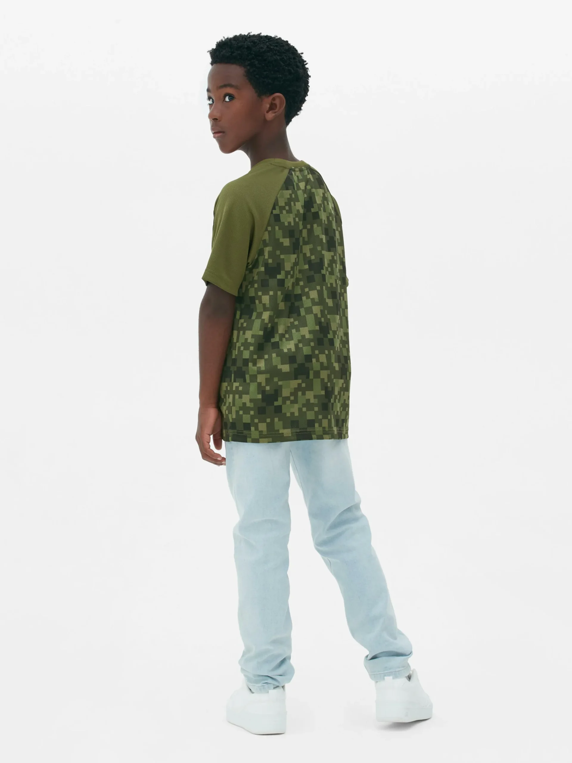 Niños Primark Tops Y Camisetas|Camiseta Con El Logotipo De Minecraft