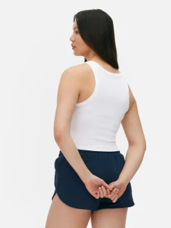 Mujer Primark Tops Y Camisetas|Camiseta Con Espalda De Nadadora Acanalada