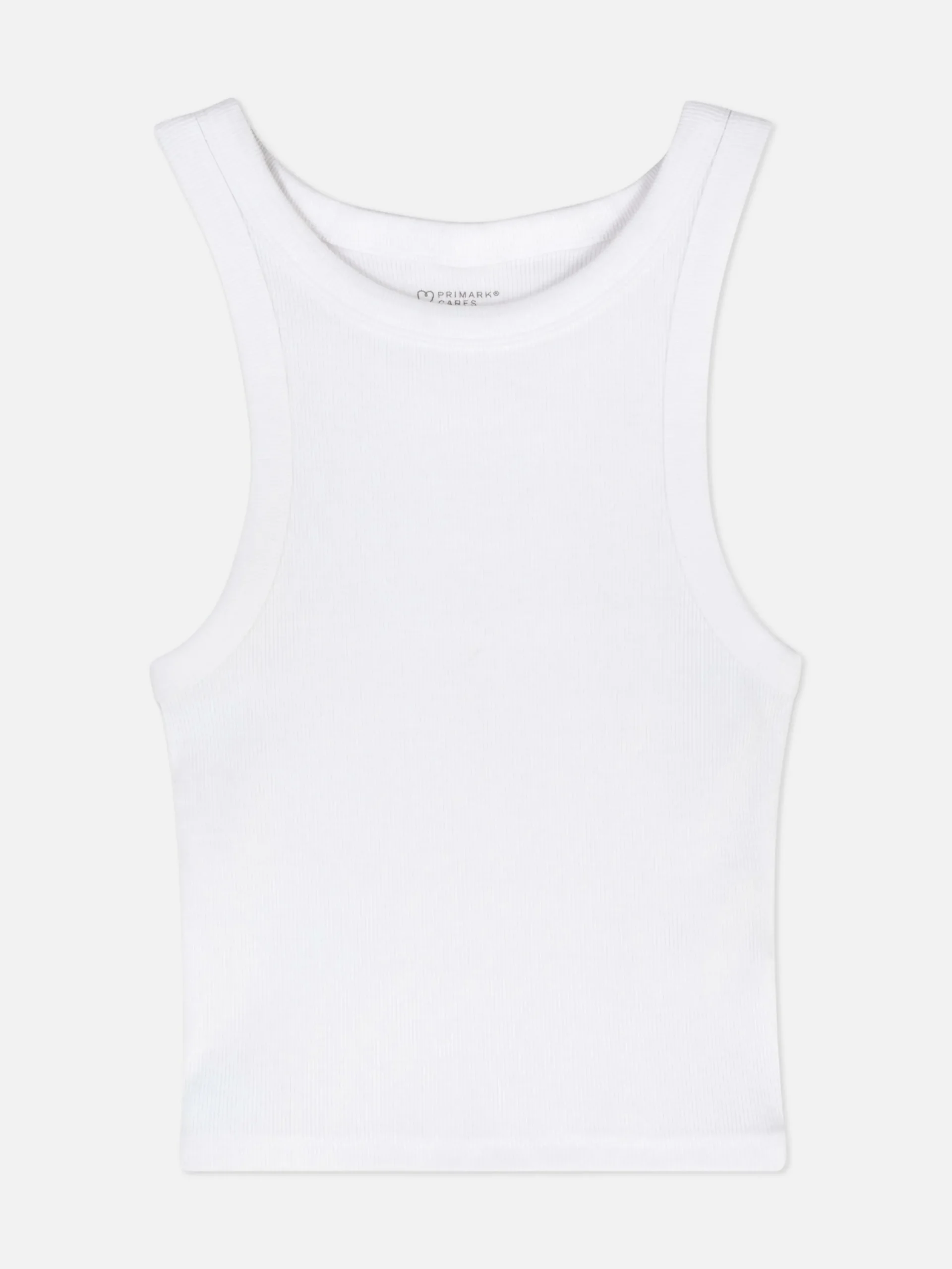 Mujer Primark Tops Y Camisetas|Camiseta Con Espalda De Nadadora Acanalada