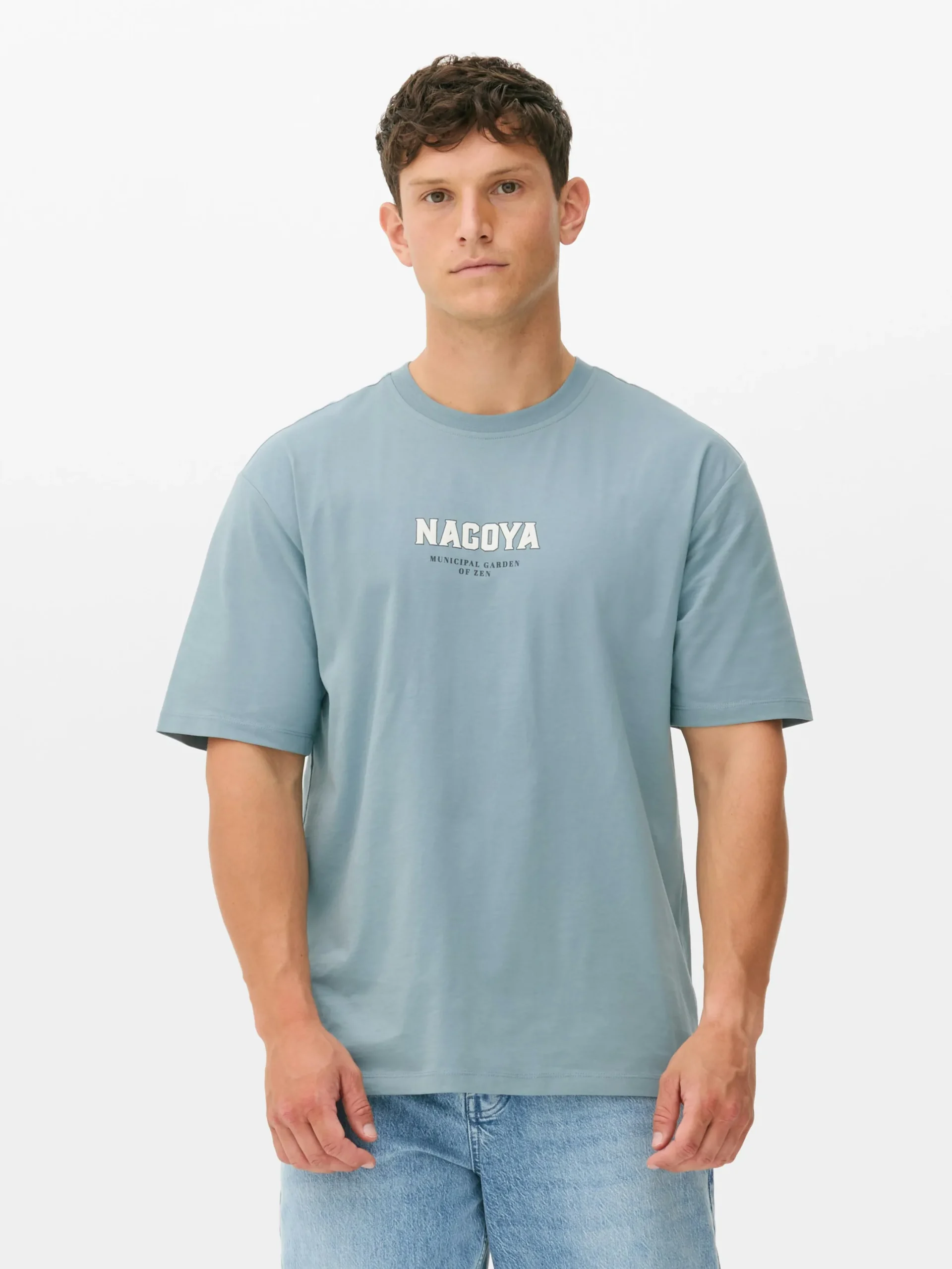 Hombre Primark Tops Y Camisetas|Camiseta Con Estampado Floral «Tokio»