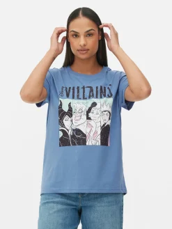 Mujer Primark Tops Y Camisetas|Camiseta Con Estampado Gráfico De Los Villanos De Disney