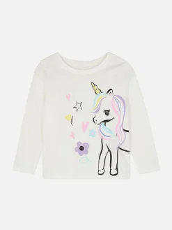 Niños Primark Tops Y Camisetas|Camiseta Con Estampado Gráfico De Unicornio
