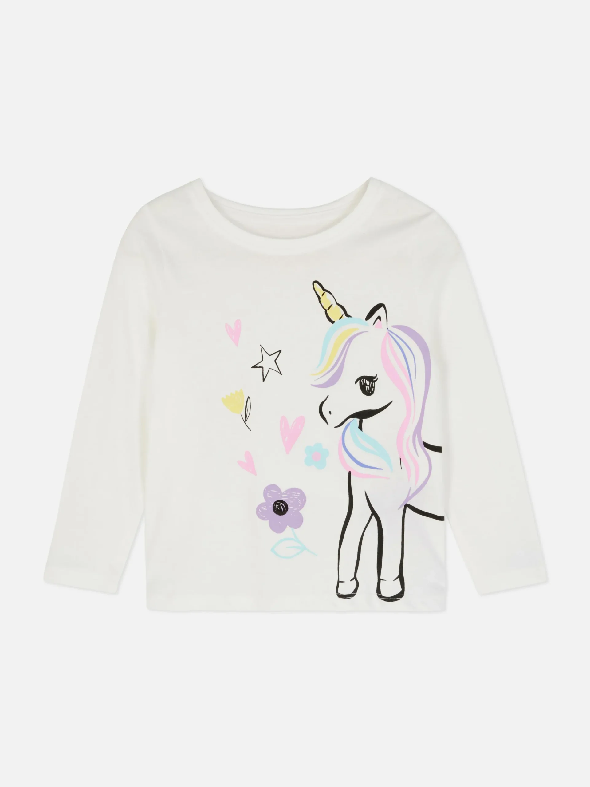 Niños Primark Tops Y Camisetas|Camiseta Con Estampado Gráfico De Unicornio
