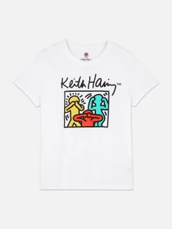 Mujer Primark Tops Y Camisetas|Camiseta Con Estampado Gráfico De Keith Haring