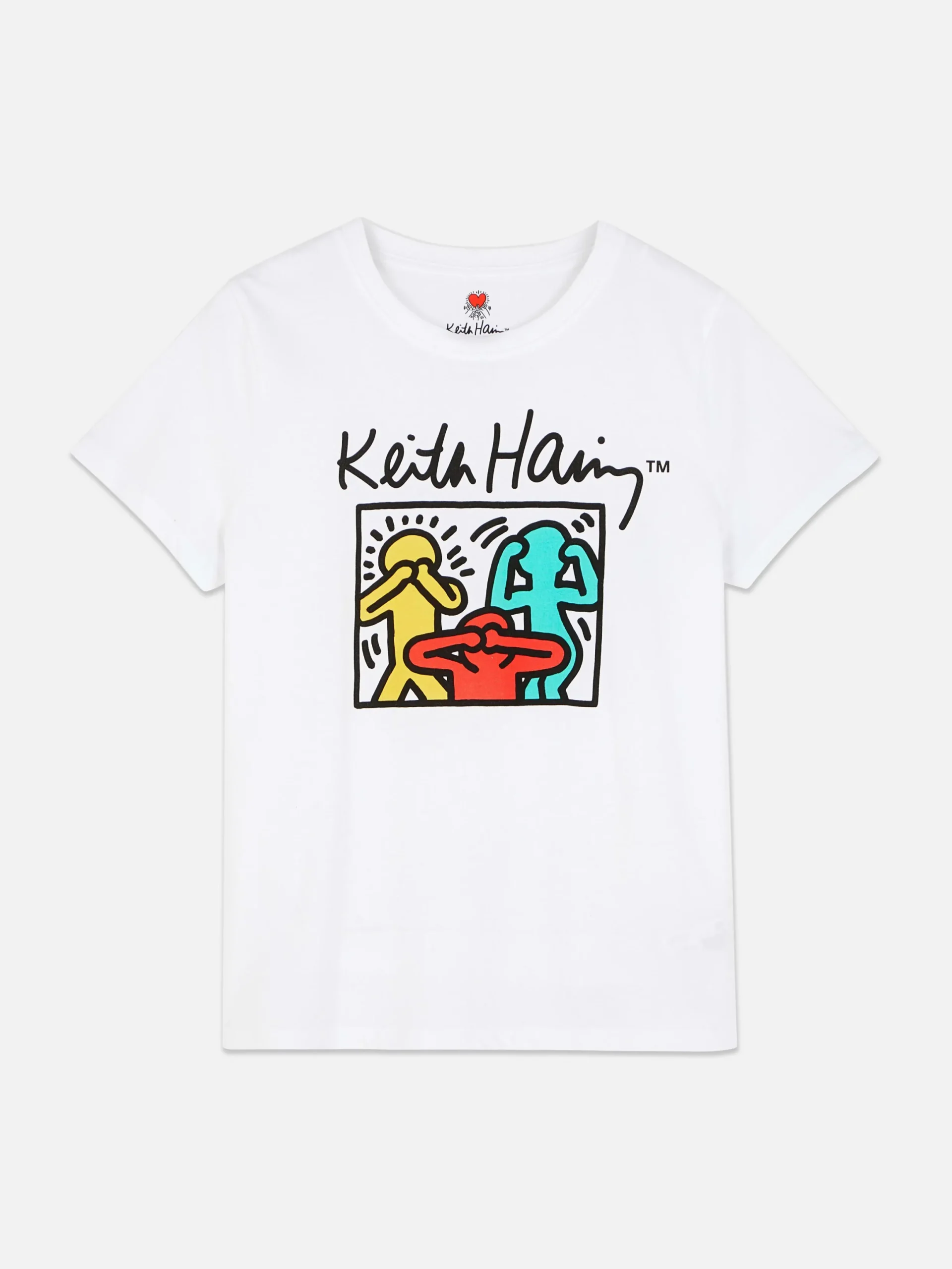 Mujer Primark Tops Y Camisetas|Camiseta Con Estampado Gráfico De Keith Haring