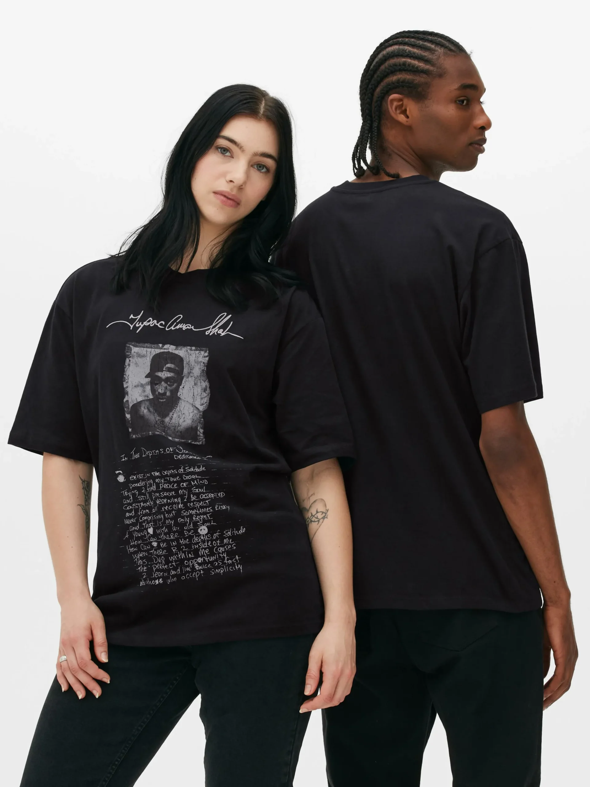 Mujer/Hombre Primark Camisetas Y Sudaderas Con Estampado Gráfico|Tops Y Camisetas|Camiseta Con Estampado Gráfico De 2Pac