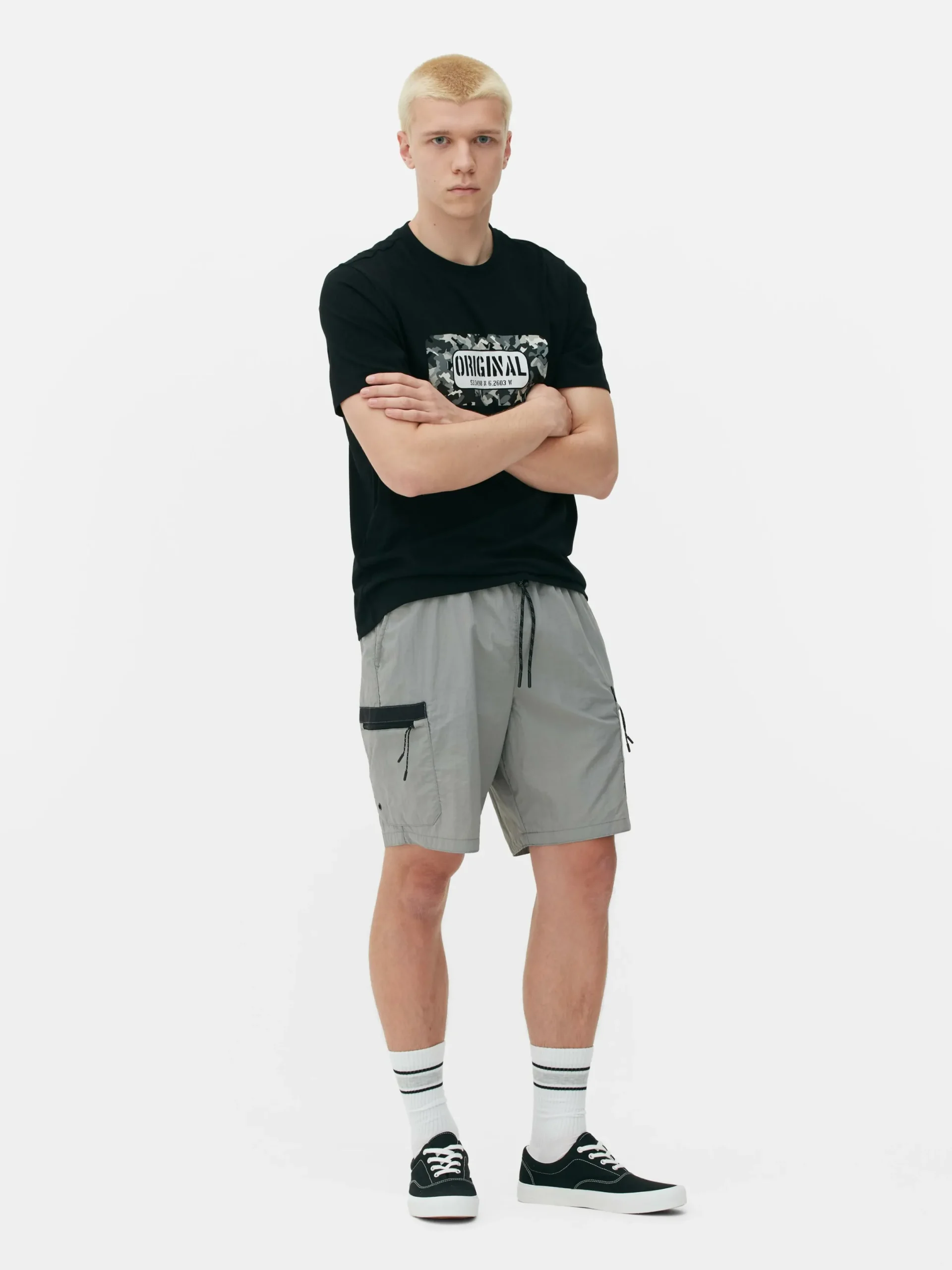 Hombre Primark Tops Y Camisetas|Camiseta Con Estampado «Original»