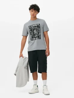 Hombre Primark Tops Y Camisetas|Camiseta Con Estampado «Tokio»