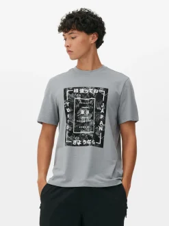 Hombre Primark Tops Y Camisetas|Camiseta Con Estampado «Tokio»