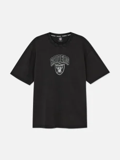 Hombre Primark Camisetas Y Sudaderas Con Estampado Gráfico|Tops Y Camisetas|Camiseta Con Gráfico De Las Vegas Raiders De La NFL