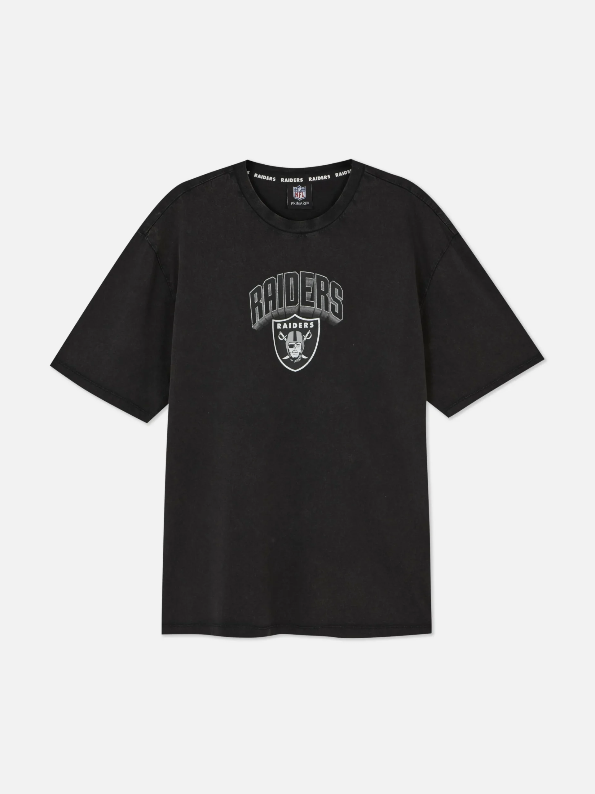 Hombre Primark Camisetas Y Sudaderas Con Estampado Gráfico|Tops Y Camisetas|Camiseta Con Gráfico De Las Vegas Raiders De La NFL