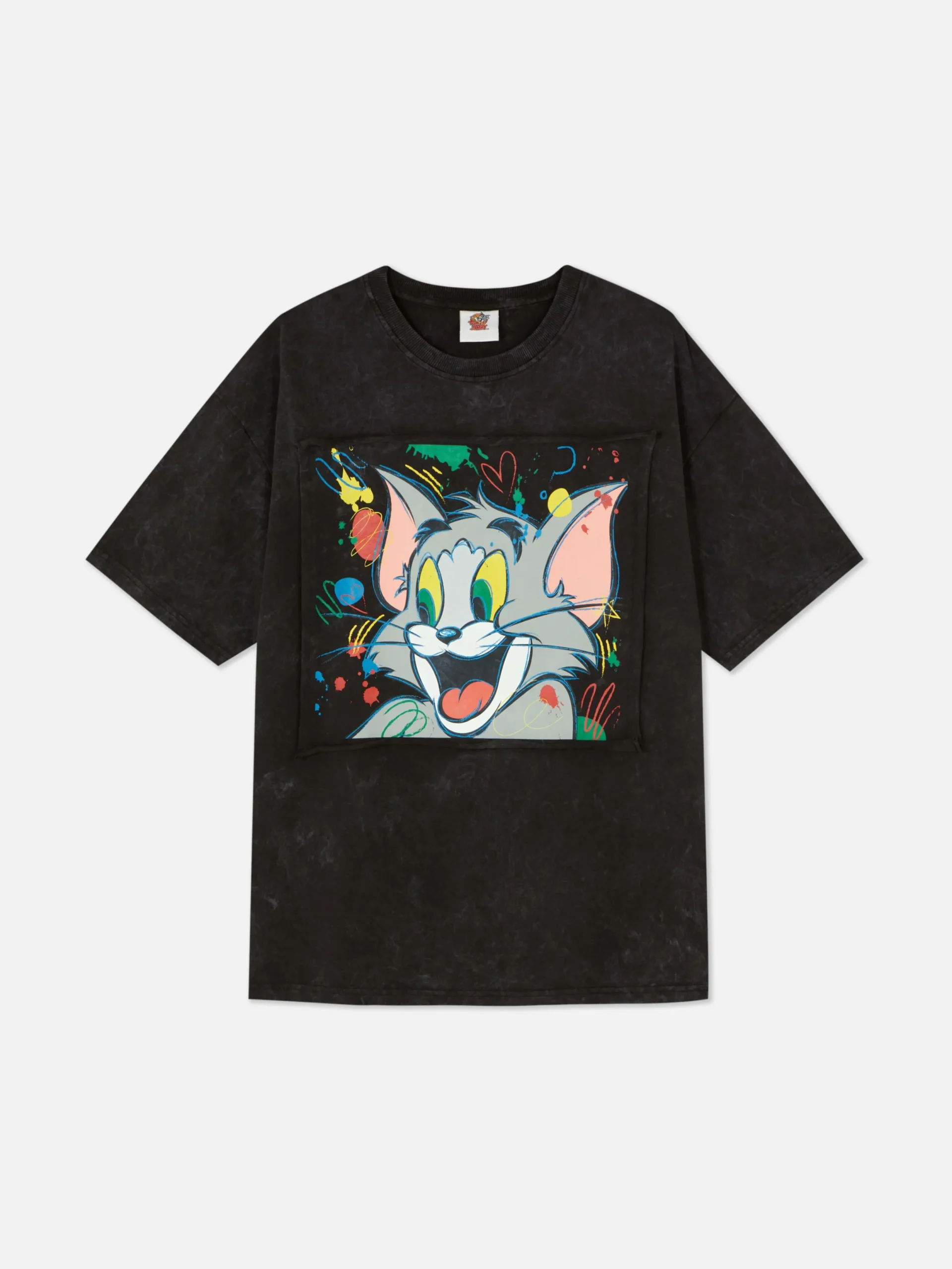 Mujer Primark Tops Y Camisetas|Camiseta Con Plano De Tom Y Jerry