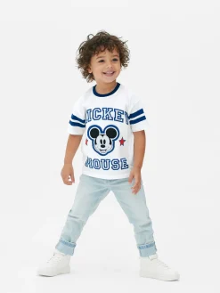 Niños Primark Tops Y Camisetas|Camiseta Con Ribete De Mickey Mouse De Disney