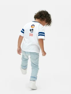 Niños Primark Tops Y Camisetas|Camiseta Con Ribete De Mickey Mouse De Disney