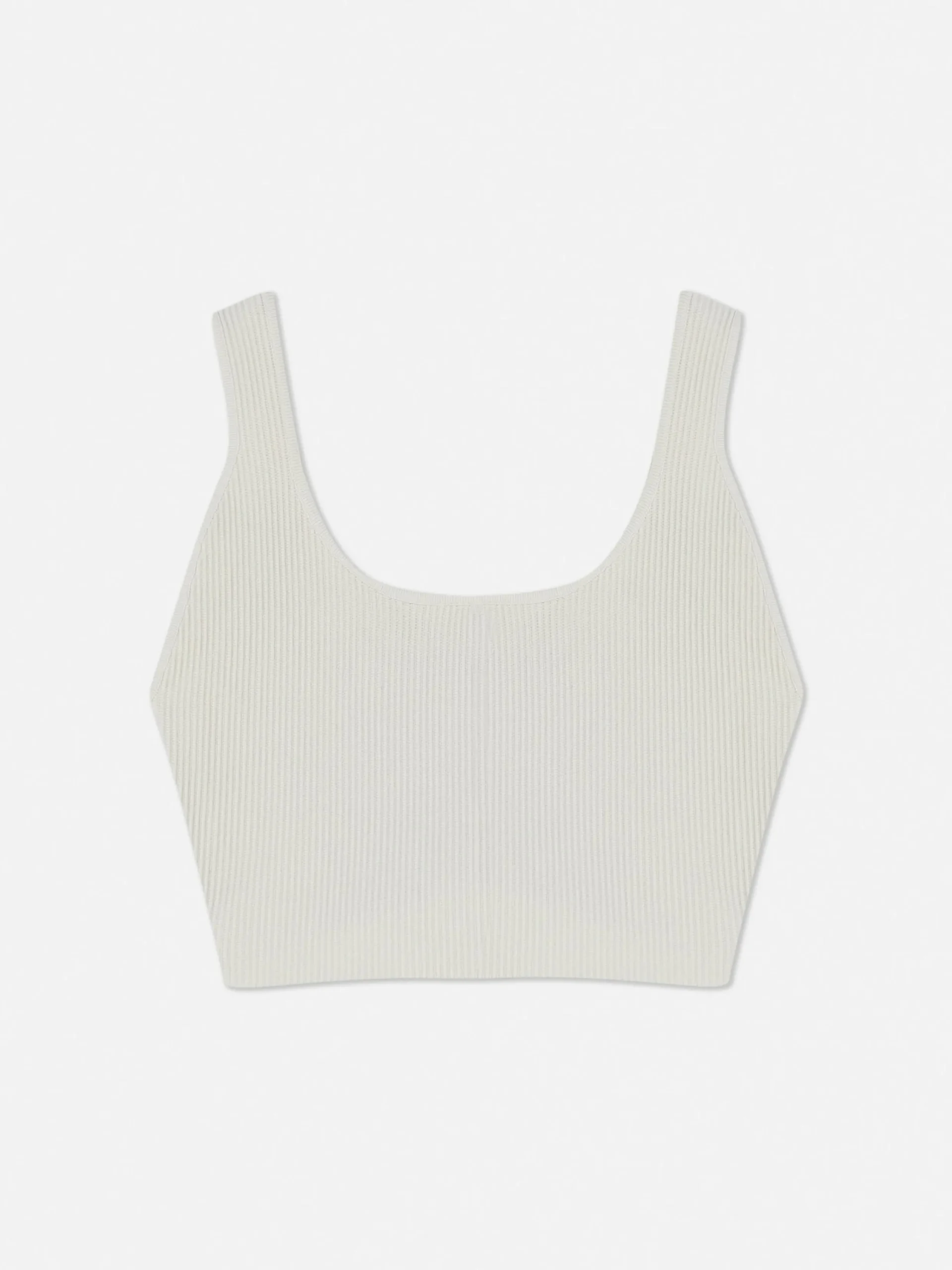 Mujer Primark Tops Y Camisetas|Camiseta Corta Acanalada