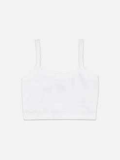 Mujer Primark Tops Y Camisetas|Camiseta Corta Acanalada Con Textura