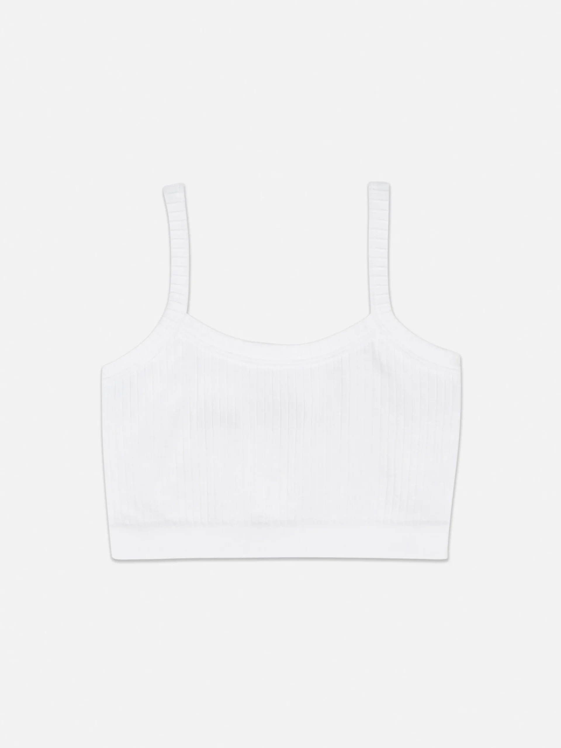 Mujer Primark Tops Y Camisetas|Camiseta Corta Acanalada Con Textura