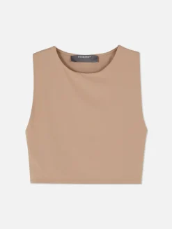 Mujer Primark Tops Y Camisetas|Camiseta Corta Y Sin Mangas Con Espalda Nadadora