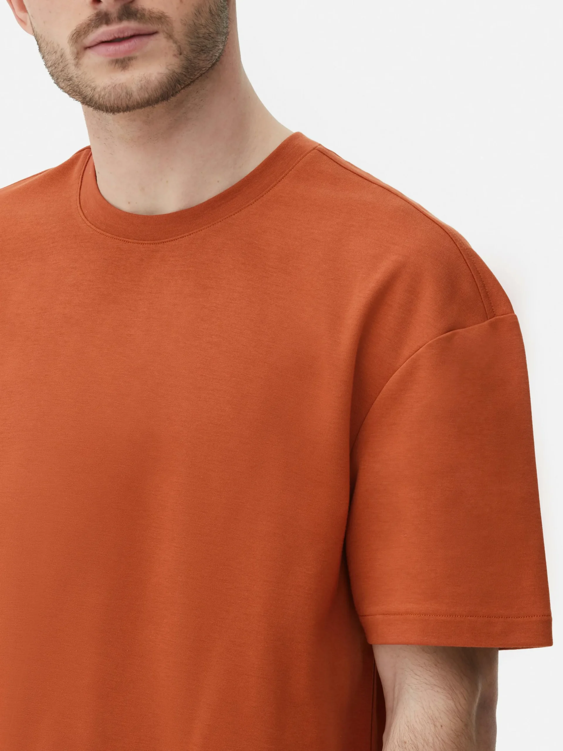 Hombre Primark Tops Y Camisetas|Camiseta De Corte Holgado De Kem