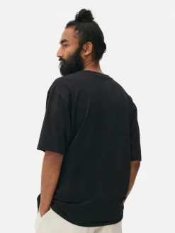 Hombre Primark Tops Y Camisetas|Camiseta De Corte Holgado