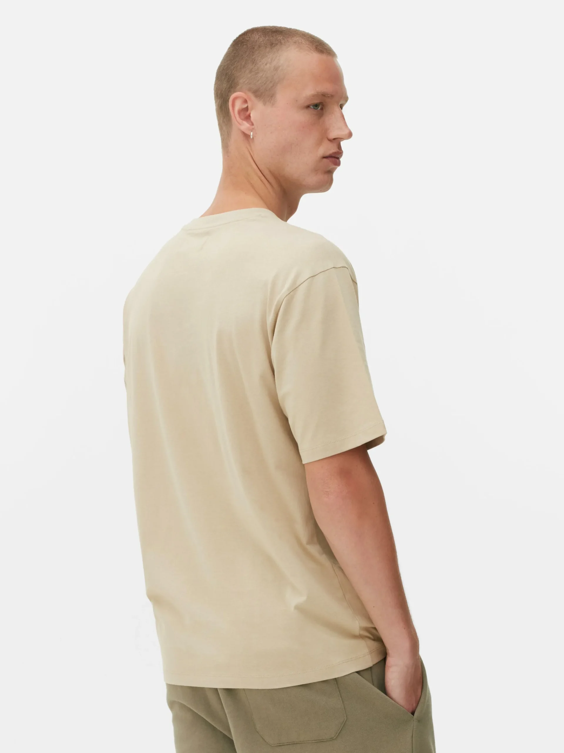 Hombre Primark Tops Y Camisetas|Camiseta De Corte Holgado