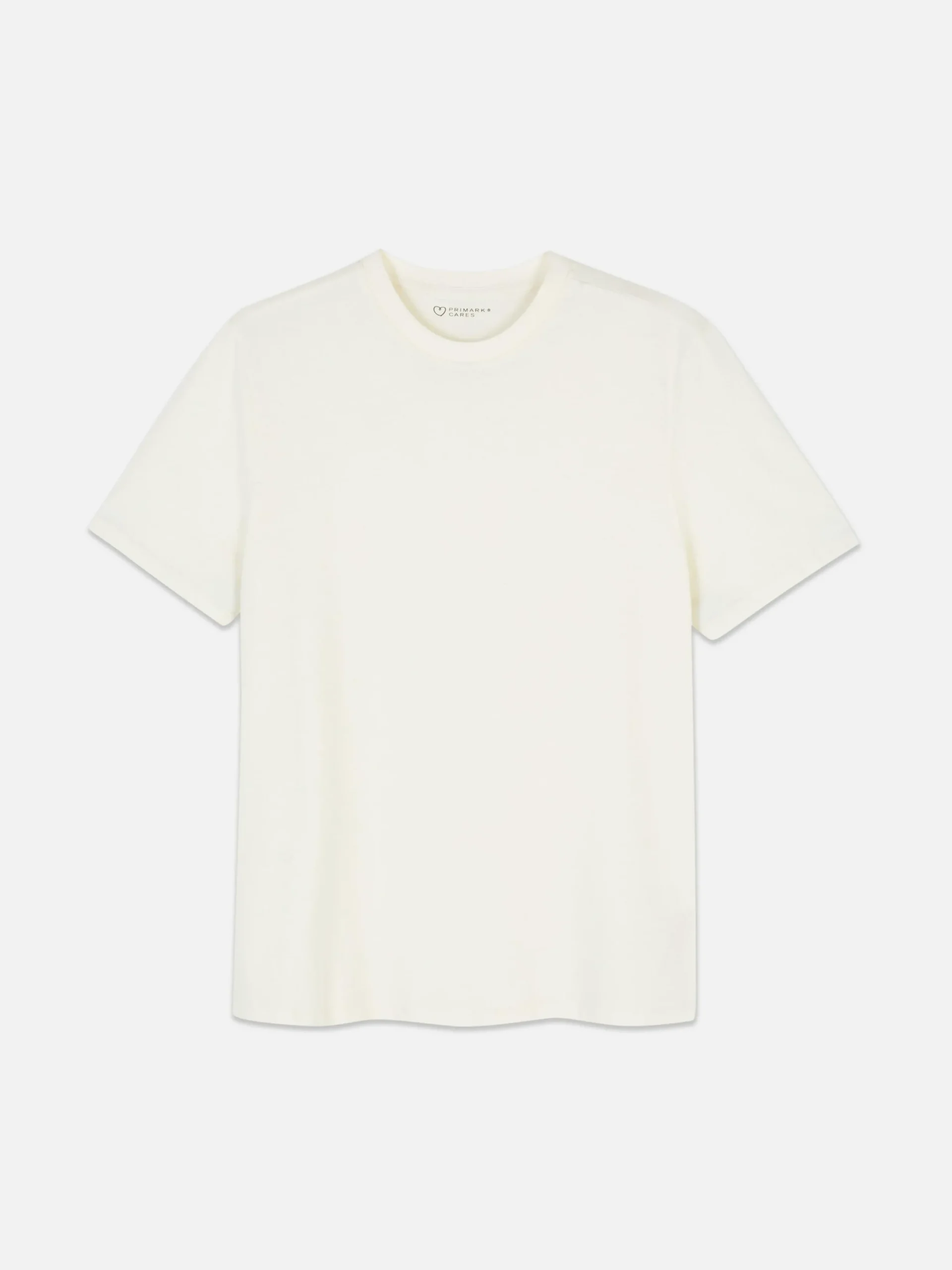 Hombre Primark Tops Y Camisetas|Camiseta De Cuello Redondo Y Corte Recto