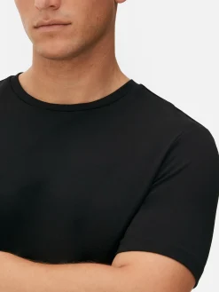 Hombre Primark Tops Y Camisetas|Camiseta De Cuello Redondo Estampada De Kem