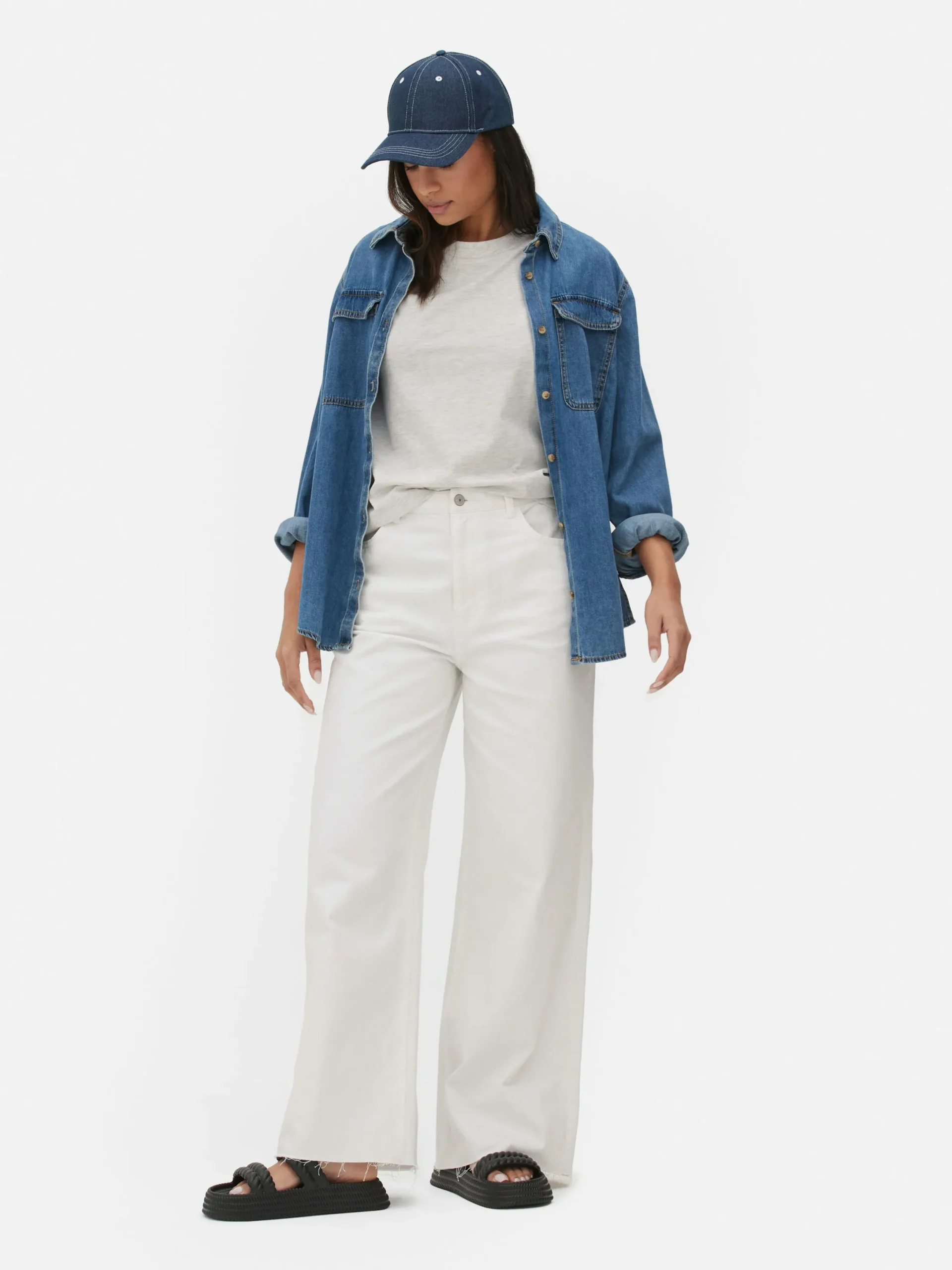 Mujer Primark Tops Y Camisetas|Camiseta De Cuello Redondo