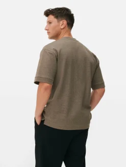 Hombre Primark Tops Y Camisetas|Camiseta De Cuello Redondo Estampada De Kem