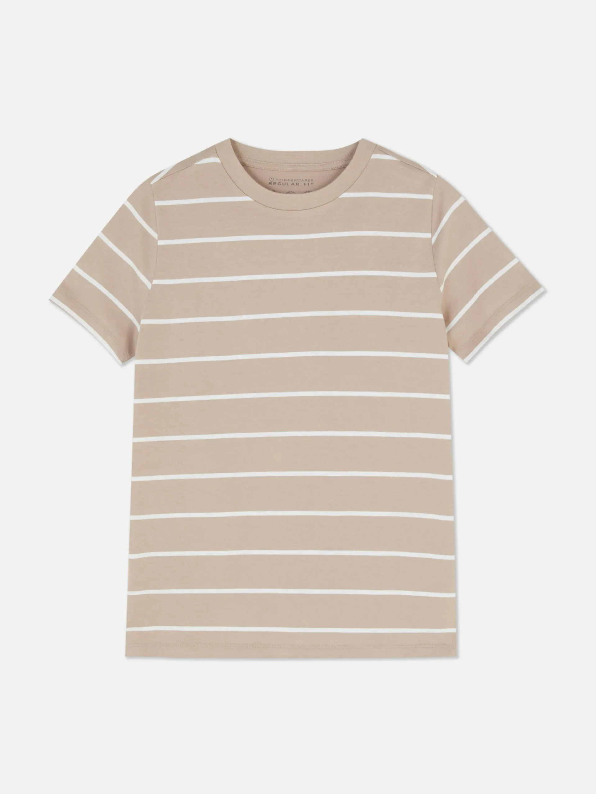 Mujer Primark Tops Y Camisetas|Camiseta De Cuello Redondo A Rayas