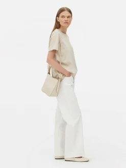 Mujer Primark Tops Y Camisetas|Camiseta De Cuello Redondo De The Edit