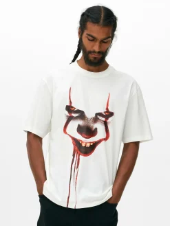 Hombre Primark Camisetas Y Sudaderas Con Estampado Gráfico|Tops Y Camisetas|Camiseta De IT (Pennywise)