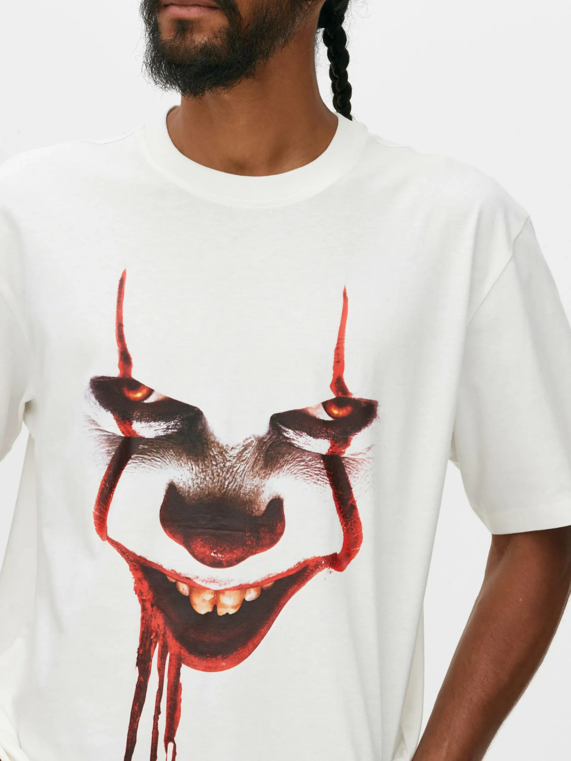 Hombre Primark Camisetas Y Sudaderas Con Estampado Gráfico|Tops Y Camisetas|Camiseta De IT (Pennywise)