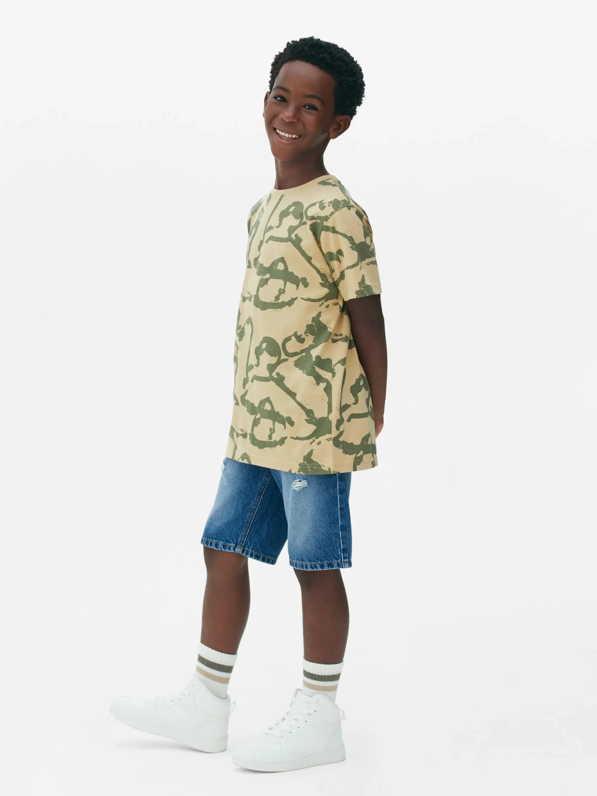 Niños Primark Tops Y Camisetas|Camiseta De Manga Corta Con Estampado Gráfico