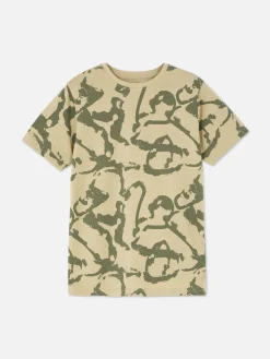 Niños Primark Tops Y Camisetas|Camiseta De Manga Corta Con Estampado Gráfico