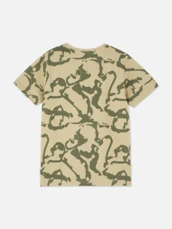 Niños Primark Tops Y Camisetas|Camiseta De Manga Corta Con Estampado Gráfico