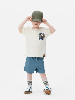 Niños Primark Tops Y Camisetas|Camiseta De Manga Corta Con Estampado De Excavadora