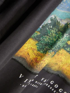 Mujer Primark Camisones Y Ropa Para Dormir Mujer|Camiseta De Manga Corta Con Estampado De Van Gogh