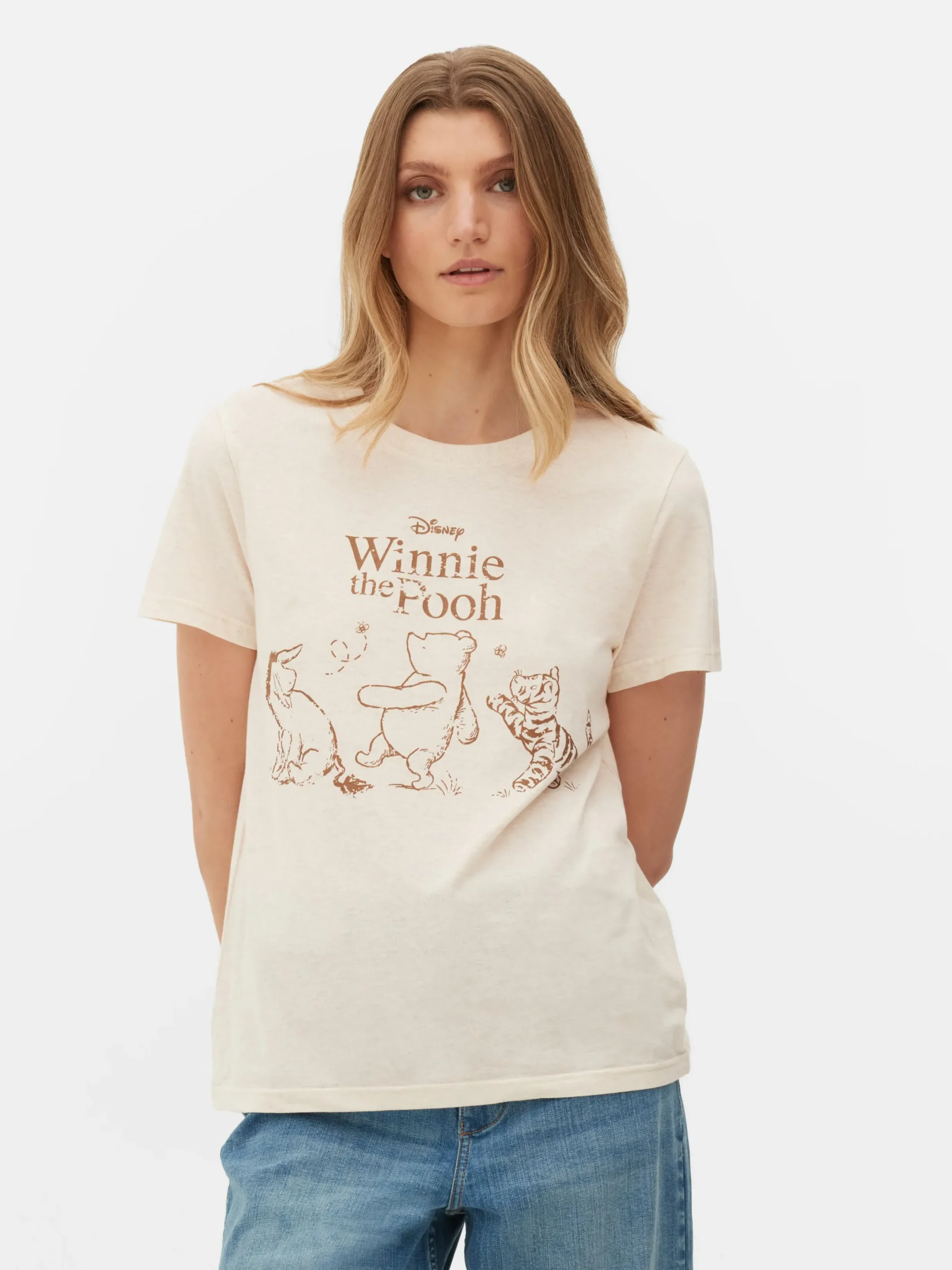 Mujer Primark Tops Y Camisetas|Camiseta De Manga Corta De Winnie The Pooh De Disney
