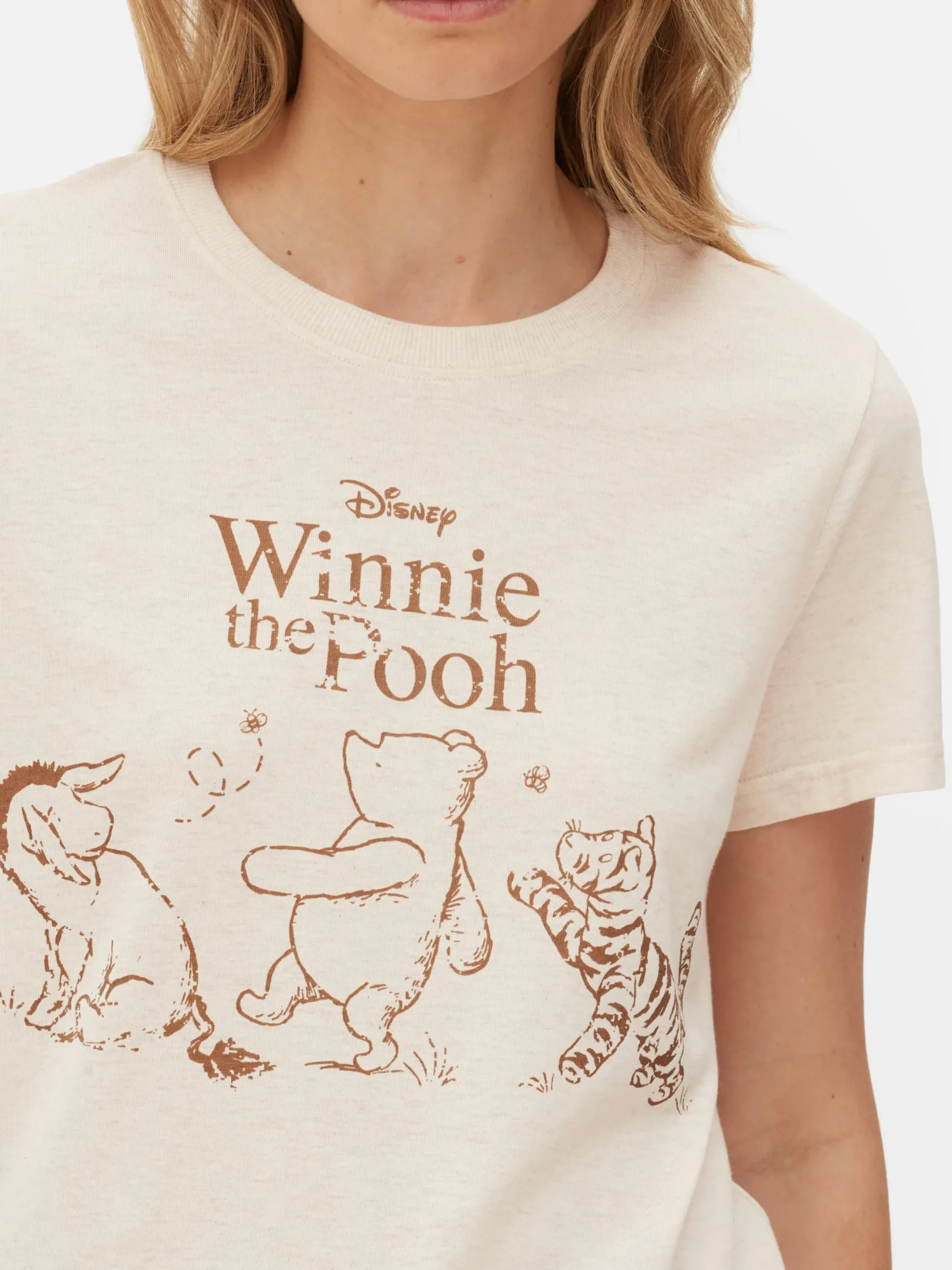 Mujer Primark Tops Y Camisetas|Camiseta De Manga Corta De Winnie The Pooh De Disney