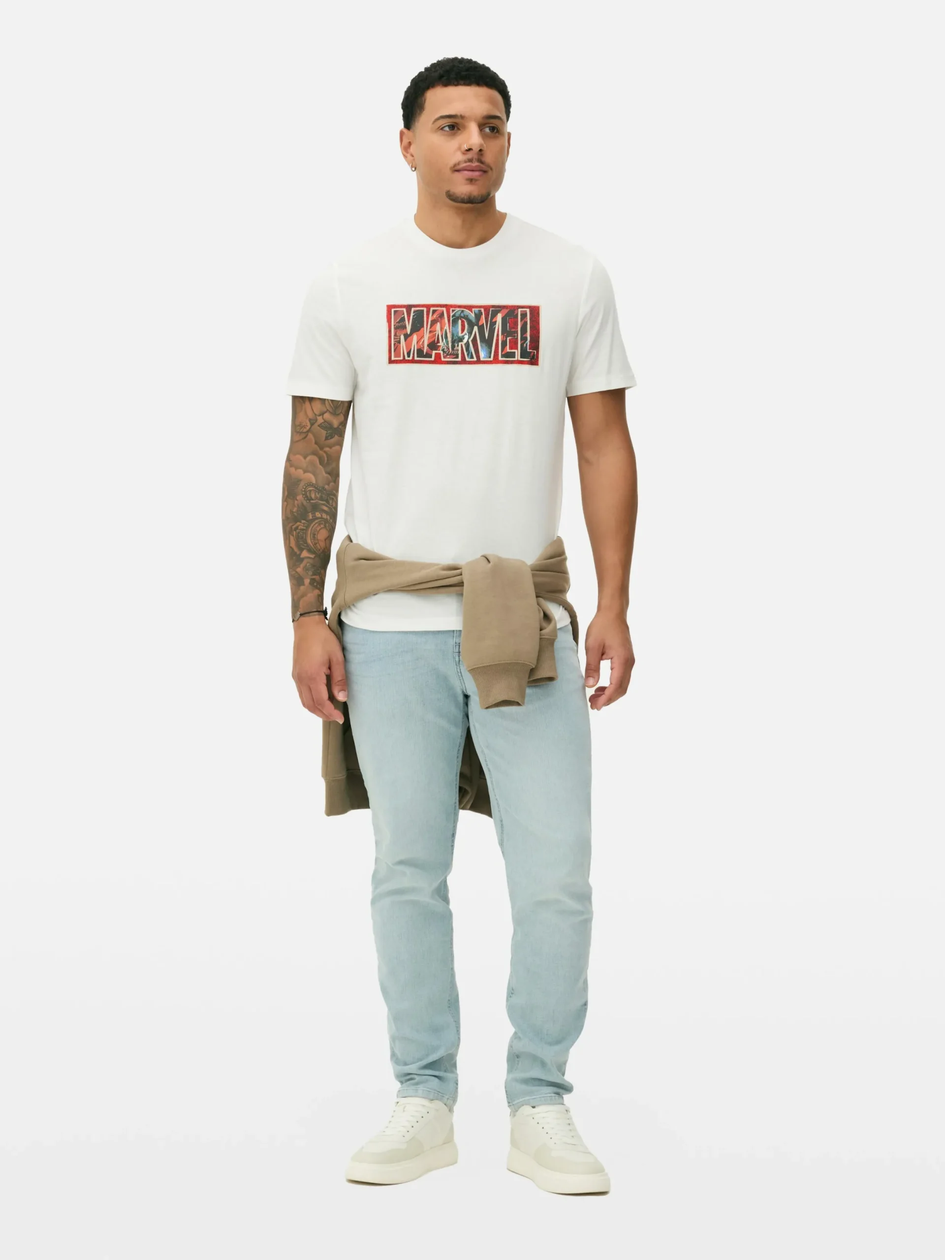 Hombre Primark Camisetas Y Sudaderas Con Estampado Gráfico|Tops Y Camisetas|Camiseta De Manga Corta Gráfica De MARVEL