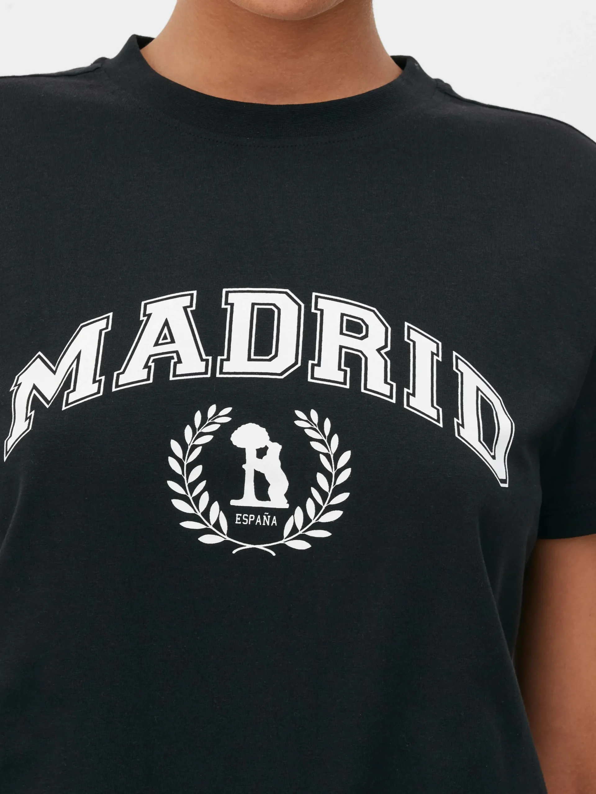 Mujer Primark Tops Y Camisetas|Camiseta De Manga Corta «Madrid»