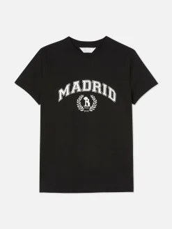 Mujer Primark Tops Y Camisetas|Camiseta De Manga Corta «Madrid»