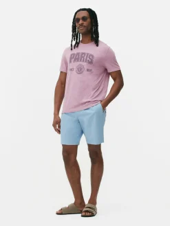 Hombre Primark Tops Y Camisetas|Camiseta De Manga Corta Universitaria «Paris»