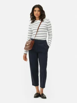 Mujer Primark Tops Y Camisetas|Camiseta De Manga Larga A Rayas