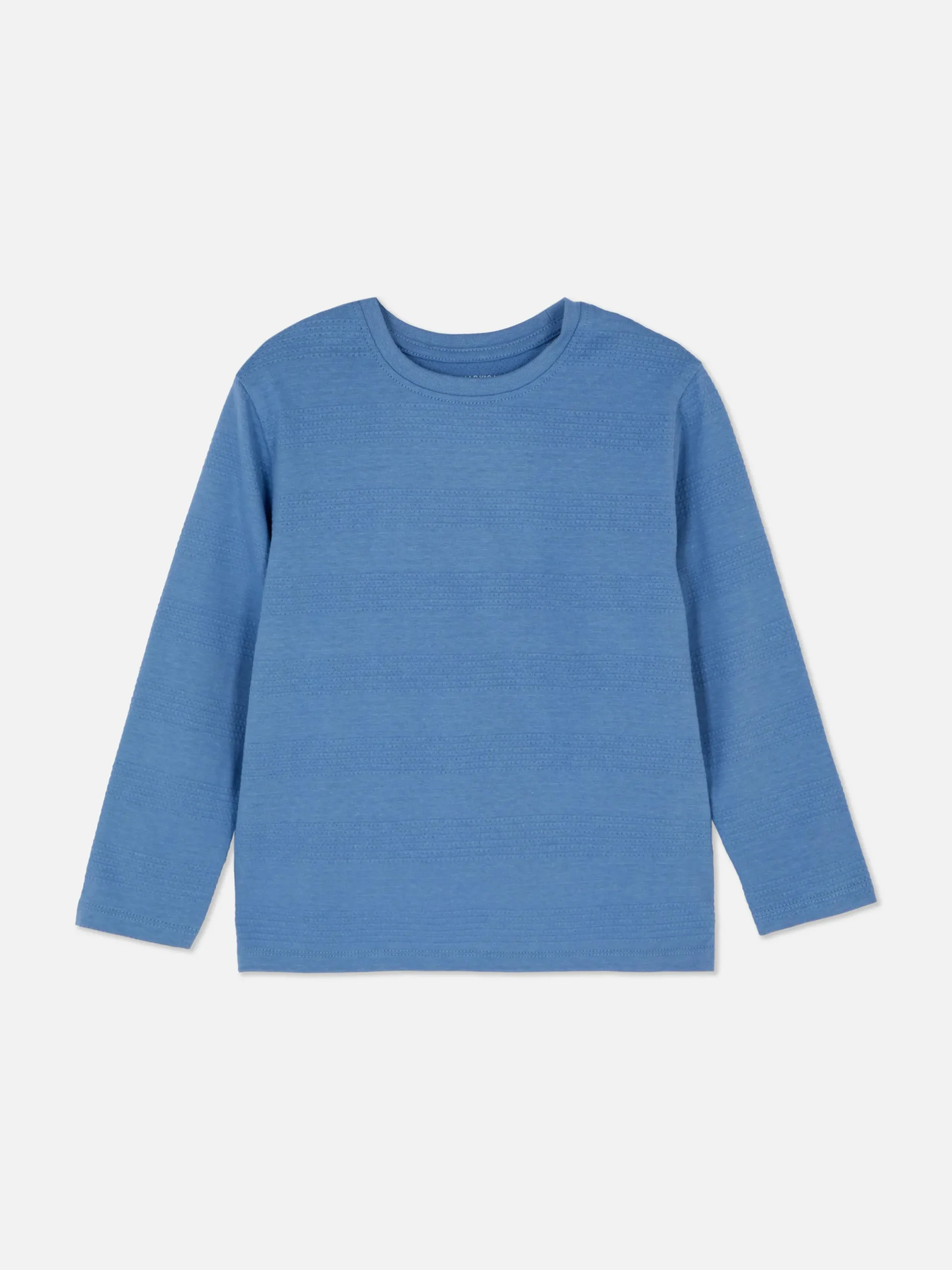 Niños Primark Tops Y Camisetas|Camiseta De Manga Larga A Rayas Y Con Textura