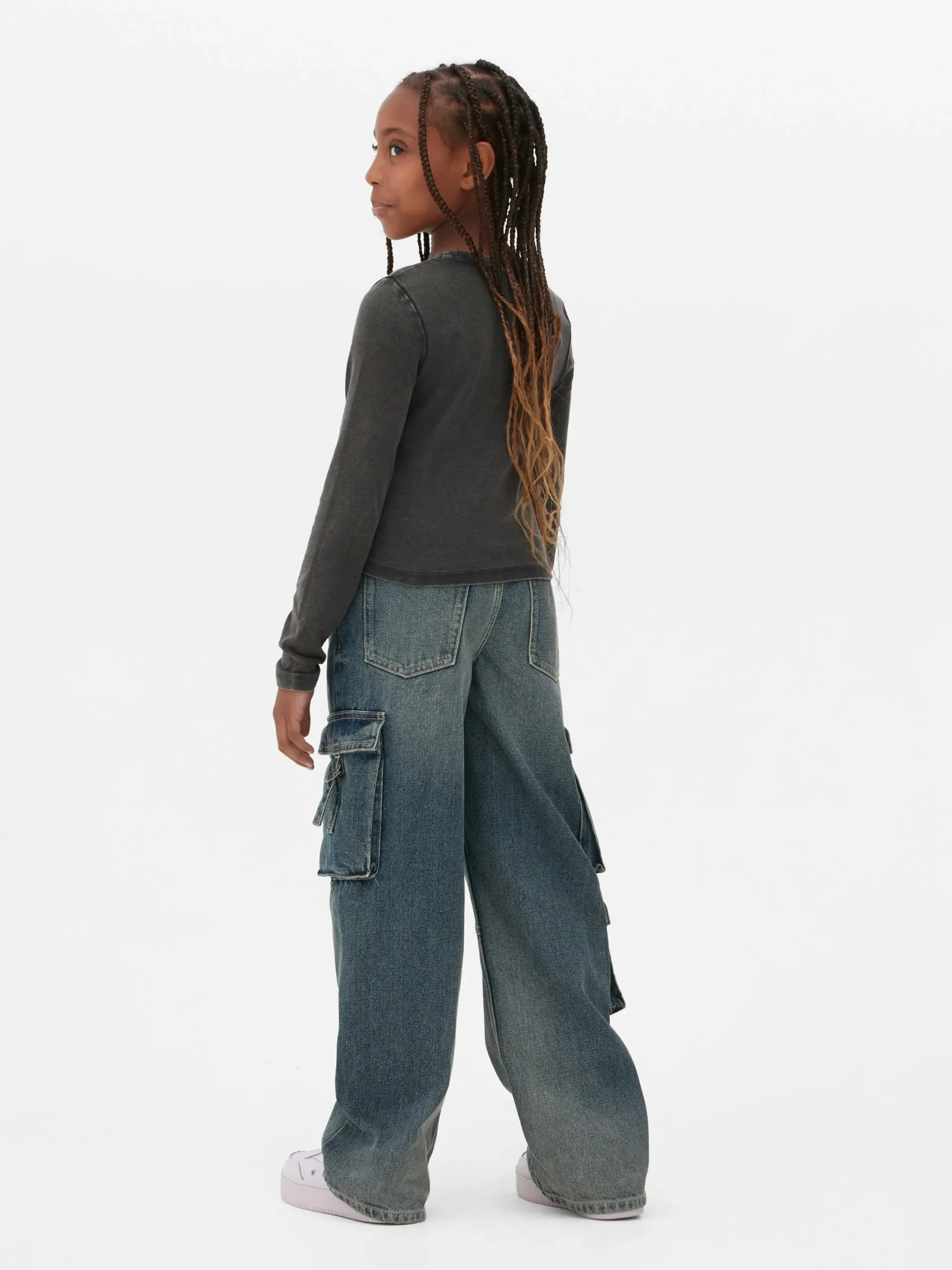 Niños Primark Tops Y Camisetas|Camiseta De Manga Larga Con Lavado ácido