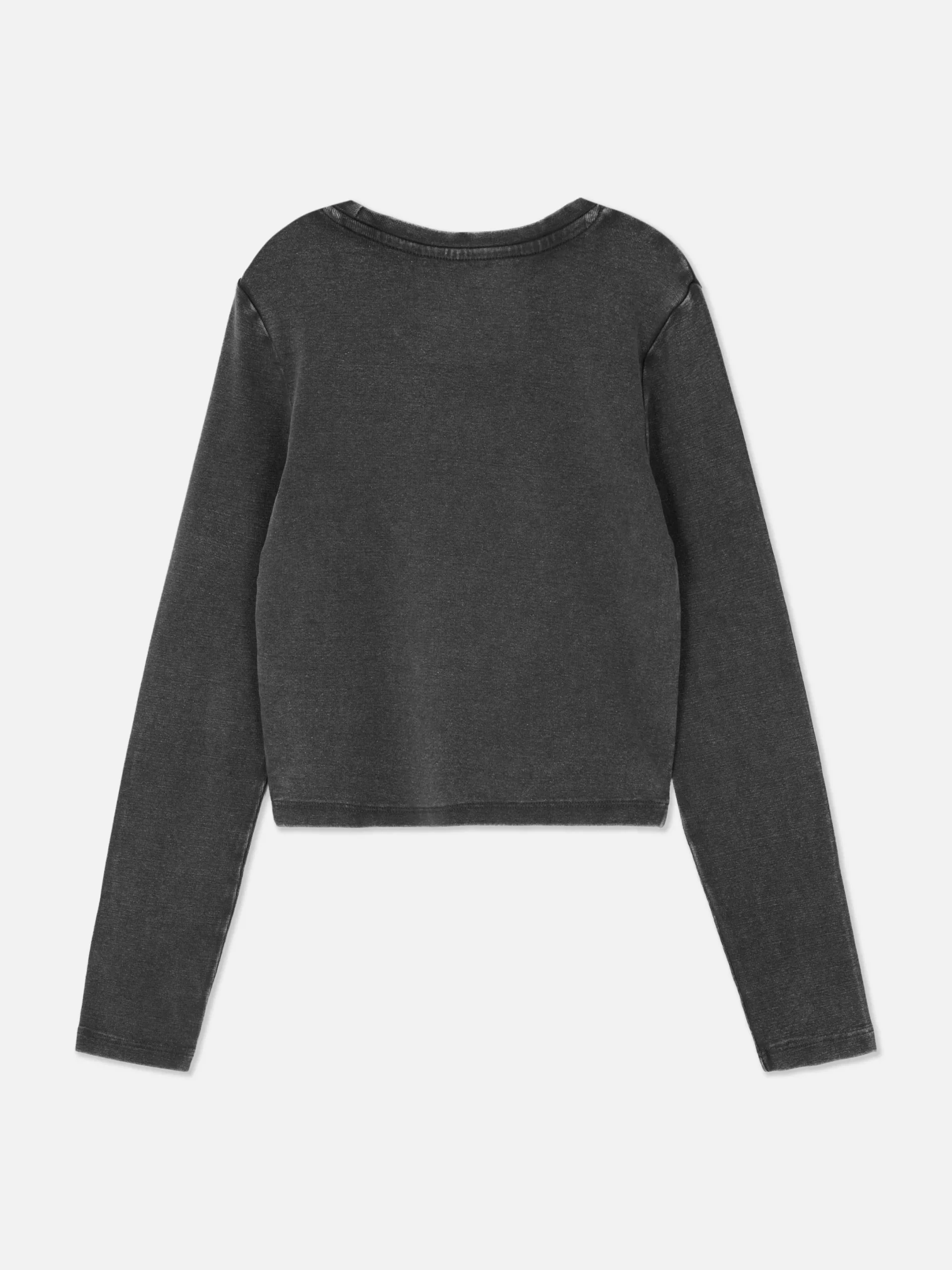 Niños Primark Tops Y Camisetas|Camiseta De Manga Larga Con Lavado ácido